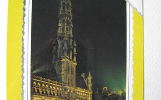 Postikortti – Bryssel – Brussels + postimerkkejä 2 (i2)