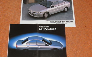 1996 Mitsubishi Lancer esite  - suom - KUIN UUSI - 26 siv
