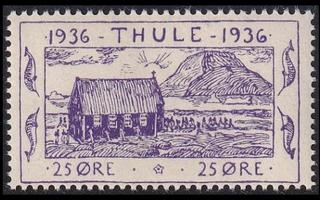 Grönlanti T3 ** Thule 25 öre (1935)