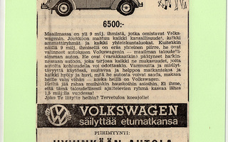 Volkswagen - lehtimainos A5 laminoitu