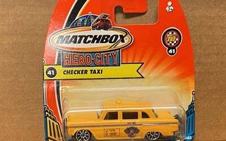Matchbox Hero City Checker Taxi