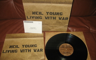 NEIL YOUNG-living with war lp.