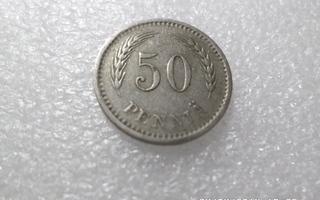 50  penniä  1923  Kuparinikkeli  Kl   8-9