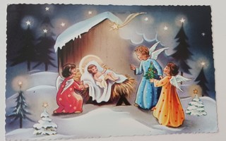Lapsienkelit ja Jeesus-lapsi seimessä, p. 1964