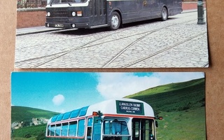 Bussi linja-auto postikortit