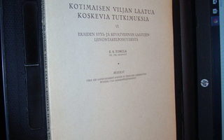 Kotimaisen viljan laatua koskevia tutkimuksia VI (1 p. 1933)