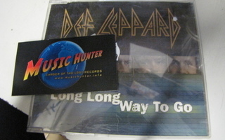 DEF LEPPARD - LONG LONG WAY TO GO CD SINGLE promo