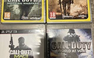 4 Call of Duty-pelin paketti (PS3)