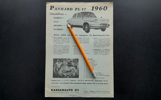 Panhard PL 17 auton esite 1960