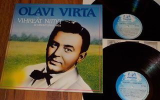 OLAVI VIRTA - Vihreät Niityt - 32 Unohtumatonta  LP 1984 EX-