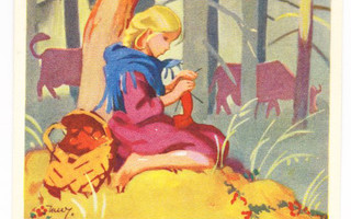 Wendelin kortti (R4) Kalevala -sarjaa (1937)