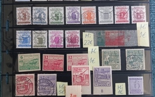 Postimerkkejä Saksa, Sachsen , Thuringen 61 kpl