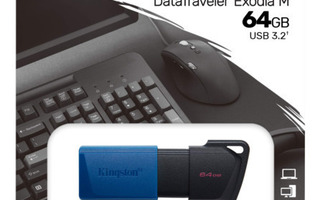 Kingston 64GB USB3.2 Gen 1 DataTraveler Exodia M