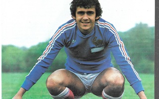 Jalkapallokortit 1977-80 Michel Platini. Ranskan paras pelaa