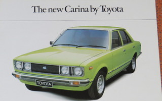 1978 Toyota Carina esite - KUIN UUSI - farmarikin