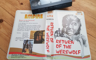 Return of the Werewolf (Dutch) VHS