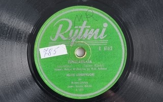 Savikiekko 1952 - Matti Louhivuori - Rytmi - R 6162