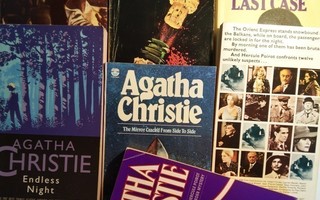 Agatha Christie 11 x ENGLANNIKSI (+ 2 ruotsiksi)