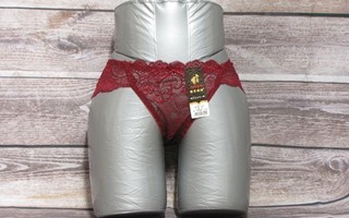 Seksikkäät naisten alushousut 21. Koko M. Viininpunaiset.