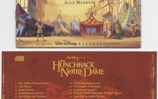 Disney’s THE HUNCHBACK OF NOTRE DAME O.S.T. - 1989 US co CD