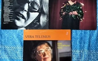 VERA TELENIUKSEN LP-LEVYJÄ 3 KPL vuosilta 1974,1979 ja 1987