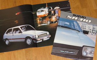 1984 Suzuki SA 310 esite - KUIN UUSI - 18 sivua