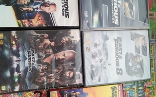 Fast & Furious dvd koko sarja kaikki 11 elokuvaa