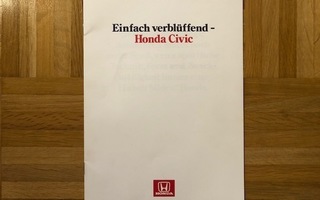 Esite Honda Civic, noin 1984