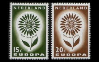 Alankomaat 827-8 ** Europa (1964)