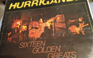 LP-LEVY: HURRIGANES : SIXTEEN GOLDEN GREATS  LOVE RECORDS