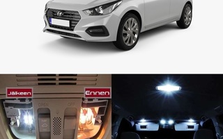 Hyundai Accent (HC) Sisätilan LED -muutossarja 6000K ; x8