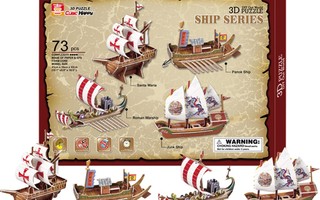 3D Puzzle Ships, UUSI paketti.