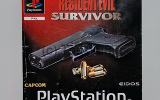 PS1 - Resident Evil Survivor -ohjekirja