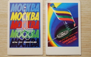 Olympia 1980, Moskova,kalenteri 2 kpl.