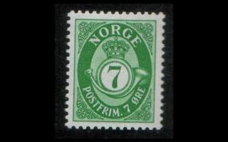 Norja 219 ** Postitorvi 7 öre (1940)