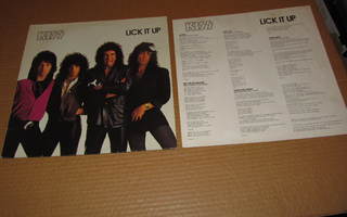 Kiss LP Lick It Up v.1983  FINLAND PRESS.