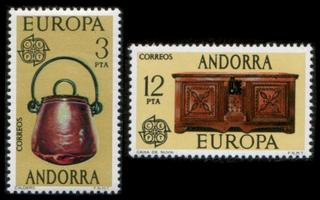 Andorra Sp 101-2 ** Europa (1976)