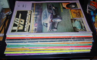 20 kpl kokoelma V8 -lehtiä vuosilta 1979-1982 (sis.postikul)