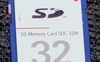 32Mb  SD muistikortti