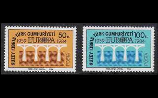 Turkki Kypros 142-3 ** Europa (1984)