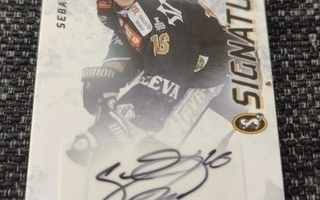 Cardset 2015-16 Sebastian Aho signature Kärpät Ässät