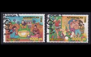 Azerbaidžan 438-9 o Europa kansalliset juhlat 1998