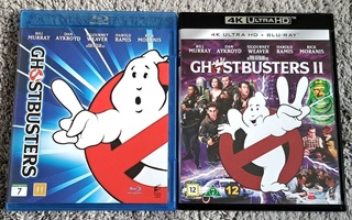 Ghostbusters ja Ghostbusters 2 - Blu-ray + 4K