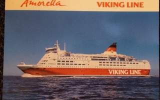 m/s Amorella Viking Line laivan leimalla
