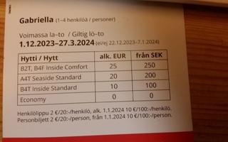 Tukholmanristeily Helsingistä VikingL la-to 27.3.2024 saakka