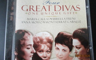 FOUR GREAT DIVAS (CD) CALLAS - FRENI - MOFFO - CABALLE