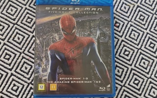 Spider-man 5x elokuvaa kokoelma