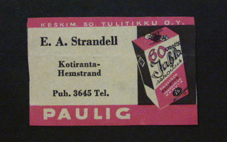 E. A. STRANDELL  /  KOTIRANTA