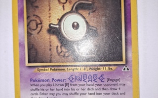 Pokémon Unown 67/75 Neo Discovery common kortti