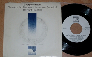 7" GEORGE WINSTON - Carol Of The Bells - single 1984 jazz EX